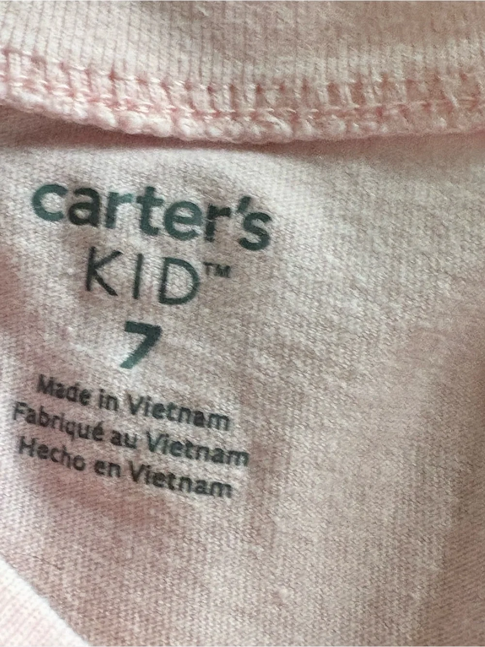 Carters double these pink